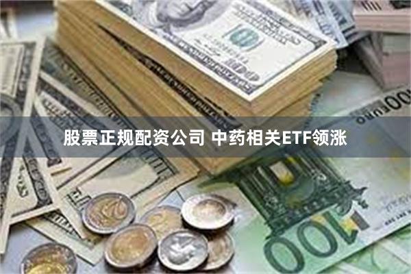 股票正规配资公司 中药相关ETF领涨