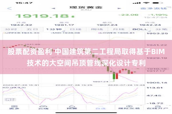股票配资盈利 中国建筑第二工程局取得基于BIM技术的大空间吊顶管线深化设计专利