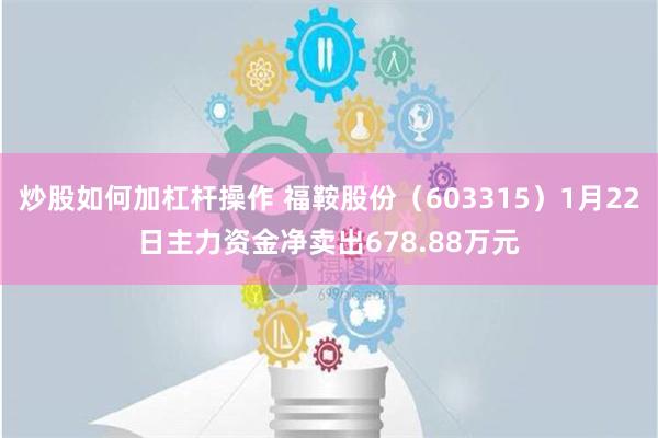 炒股如何加杠杆操作 福鞍股份（603315）1月22日主力资金净卖出678.88万元